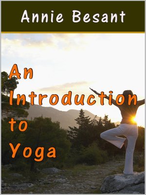 cover image of An Introduction to Yoga